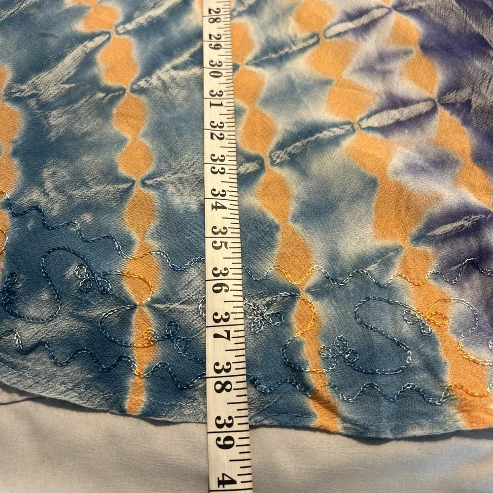 Hippie Hobo Dress India Boutique One Size Tie-Dye Multicolor, Short Sleeve